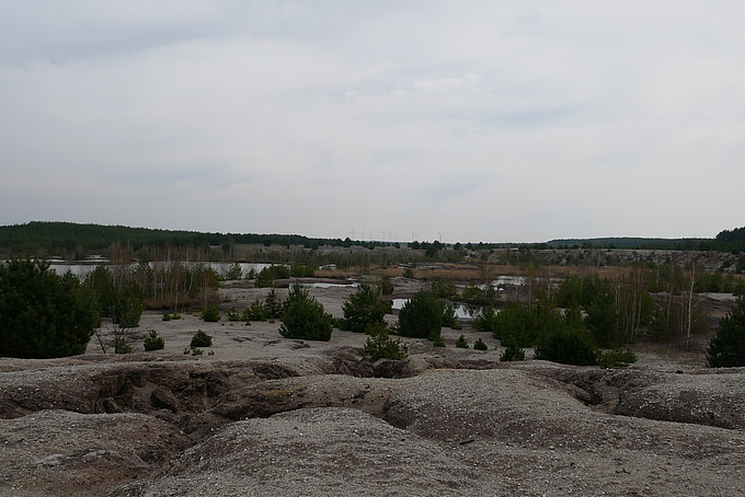 Ehemaliges Tagebaugebiet